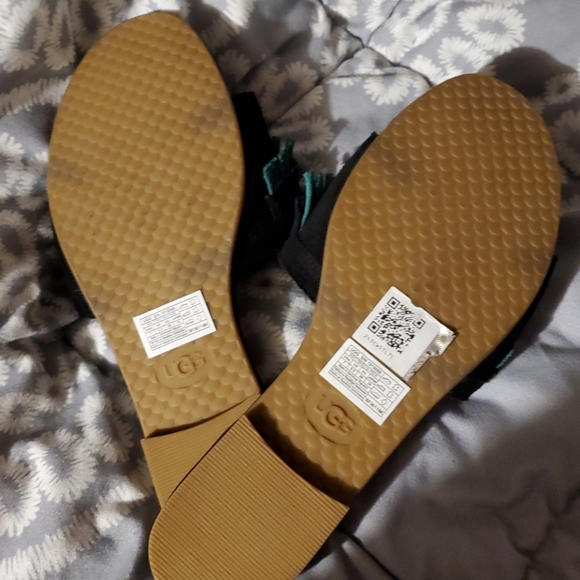 🖤Ugg🖤western fringe suede slides🖤 - Picture 4 of 6
